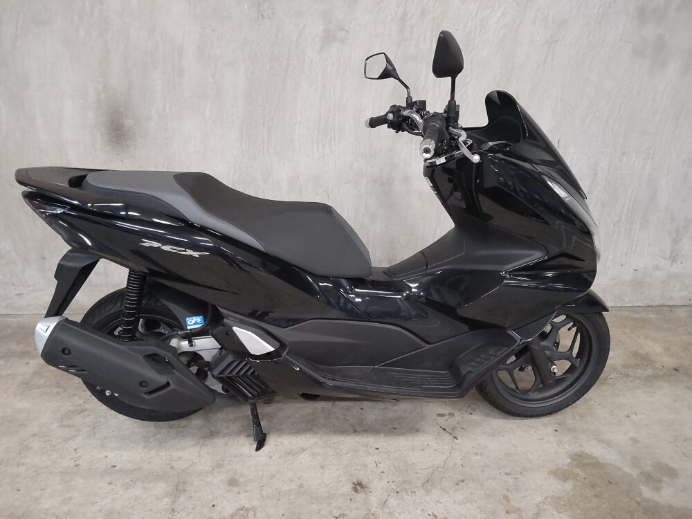 【公明党】■ 5のつくセール ■ ホンダ PCX125 ( JK05 ) ステンレス アップ タイプ マフラー ブルー ssb 新品 マフラー本体（社外）